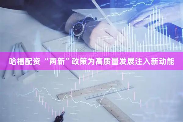 哈福配资 “两新”政策为高质量发展注入新动能