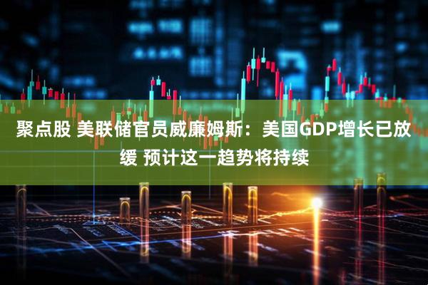 聚点股 美联储官员威廉姆斯：美国GDP增长已放缓 预计这一趋势将持续